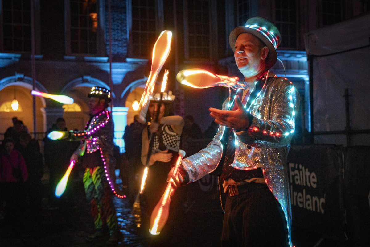 Juggling on NYF Dublin